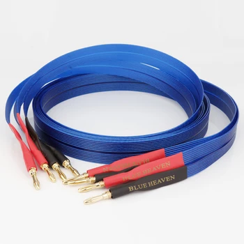 Nordost Blue Heaven акустичен кабел посеребренный OFC проводник за високоговорителя аудио кабел Плосък Hi-Fi аудиофильский кабел за Усилвател на DVD CD