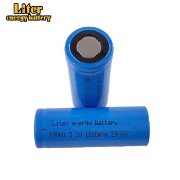 3.2 В LFR 18500 LiFePO4 акумулаторна батерия 1000 mah акумулаторна клетка за Слънчева led осветление и динамиката на