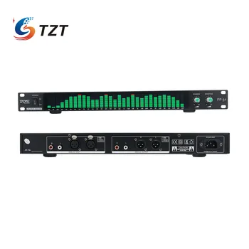 TZT БДС PP-31 Зелен/син/Бял Цифров Аудио Анализатор на Спектъра Дисплей 1U Музикален Спектър VU Метър 31 Сегмент