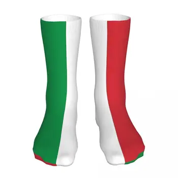 Италиански Футболен Флаг На Италия На Националния Флаг На Пръсти Чорапи Мъжки И Женски Полиестер Чорапи Адаптивни Сладка Риза