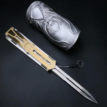 Нов метален нож друг стил, Скрит Нож, Ръкав, меч, Статуетка, Скрит Нож, Оръжие Едуард, Ръкави, мечове, може улавят успоредно в мрежите