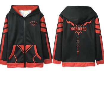 Аниме съдбата grand order hoody cosplay fgo Mordred с качулка зимно палто от полиестер за мъже и жени