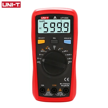 UNIT UT133A UT133B Цифров Мултицет Професионален Тестер AC DC Измерване на Напрежение Амперметър Капацитивен Измерител на Електрически Уреди