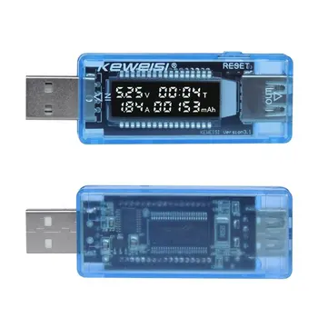 Мини Тестер Капацитет на Текущото Напрежение LCD Дисплей USB Цифров Дисплей Мощност Детектор за Измерване на Капацитета на Батерията USB Индикатор за Зареждане