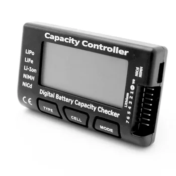 RC Cellmeter 7 Цифров Контрол на Капацитета на Батерията, Контролер Тестер Тестер за Напрежение за LiPo Life Литиево-Йонна батерия NiMH Nicd Клетка Метър