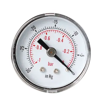 Вакуумметр за въздух, течно гориво или вода 40 мм 0/30 