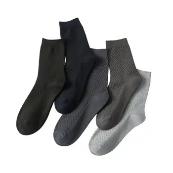 5 двойки Есенно-зимни мъжки Чорапи, Дезодорант, Дишащи Памучни Спортни Чорапи, обикновен Мъжки Абсорбиращи потта Бизнес Ежедневни Чорапи