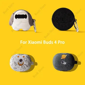 Cartoony Калъф За Xiaomi Рецептори 4 Pro Мек Силиконов Калъф За Mi Buds4Pro TWS Bluetooth Слушалки Защитен Калъф