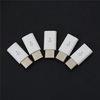 Гореща Продажба на 5 бр. Конектор USB Type-C За Micro USB 3.1 Конвертор USB-C Адаптер Инструмент