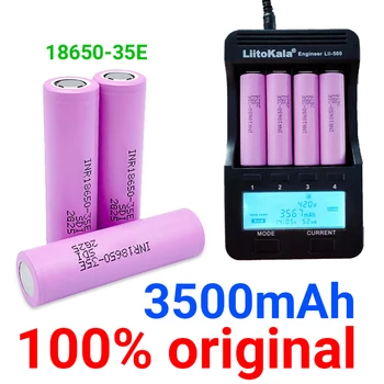 100% чисто Нов Origineel 18650 3500 mah 20A Ontlading INR18650 35E 1-10 Бр. 3,7 В литиево-йонна батерия Oplaadbare