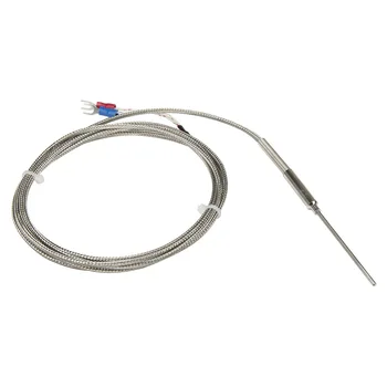 FTARP08 K J тип 2 м метална екранировка кабел от 50 мм гъвкава сонда термодвойка температурен сензор