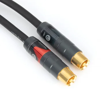 Ръчно конфигуриране на Mogami 2534 Hi-fi усилвател RCA аудио кабел ТВ усилвател на КПР тел OFC линеен професионален конектор за MP3, DVD плейър
