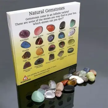 20pcs Натурален Кристал Скъпоценен Камък Полиран Исцеляющий Камък Чакра Колекция от най-Популярните Камъни Бижута Занаяти
