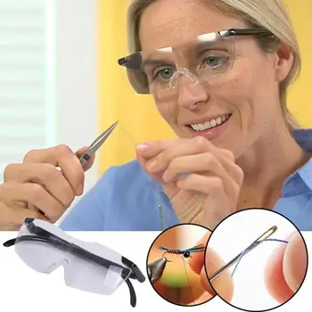 Увеличителни Пресбиопические очила очила За четене с увеличение от 160%, за да видят повече и по-добре Преносима Лупа