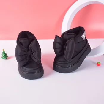 DESY/на Новост 2022 г.; Зимни Детски обувки; Модни Маркови Обувки с лък за Момичета; Меки Удобни Водоустойчиви Топли Детски Зимни Обувки; T22128