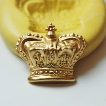 royal crown силиконова форма за фандонта короната Силикагелевые форма на короната шоколадови форма на короната бонбони мухъл сватбени силиконови форми