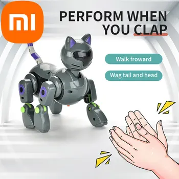 Xiaomi Деца DIY Ръчна Електронна Играчка Куче Интелектуална Монтаж на Животно, Интелигентно Сензорно Индукционное Електронното Куче Робот