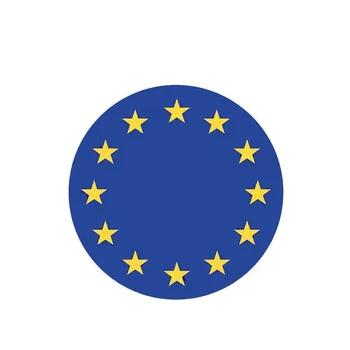 12,2 СМ * 12,2 см Креативна Карта на Европейския Съюз Стикер на Колата Стикер Флаг Оформление на Автомобила за Daewoo стикер