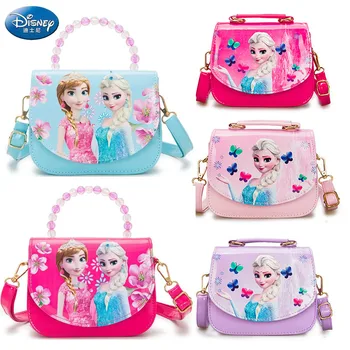 2023Disney кобрендовая Чанта Frozen за момичета, Мини чанта, Модерна Чанта за рамо с Магнитна Тока, Мультяшная Скъпа Чанта-Месинджър за момичета, подарък