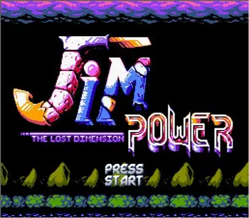 Игри касета Джим Power The Lost Dimension за конзоли NES / ФК