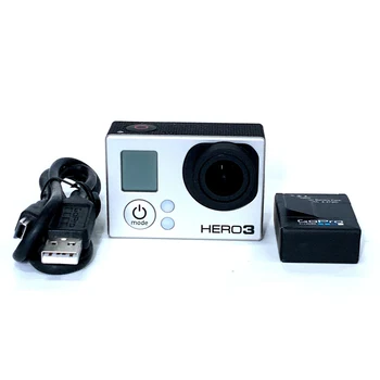 Origina 4K Ultra HD Камера За GoPro HERO3 hero 3 black Edition Приключенска камера + Батерия + кабел за зареждане и пренос на данни (БЕЗ Wi-Fi)