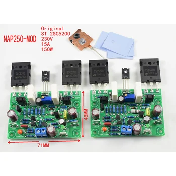 2 елемента NAIM NAP250 15-40 В министерството на отбраната Стерео мощност, Аудио Hi-FI Усилвател Amplificador 80 W САМ Комплекти и готови baord