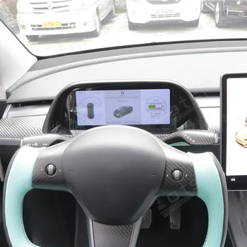 Цифров Клъстер За Tesla Model 3 Model Y Intel, AMD Virtual Cockpit Цифрови Таблото Видео GPS За Екрана на Задната Седалка на Колата