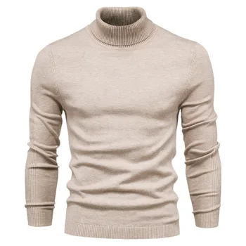 Нов Случайни Мъжки Обикновен Пуловер, Пуловер, Поло, Мъжки Ежедневни Вязаный Пуловер