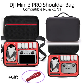 Чанта На рамото За DJI Mini Pro 3, Калъф за Носене, Преносима Чанта за Съхранение на Дрона DJI Mini 3, Интелигентен Контролер, Кутия За Съхранение на Аксесоари