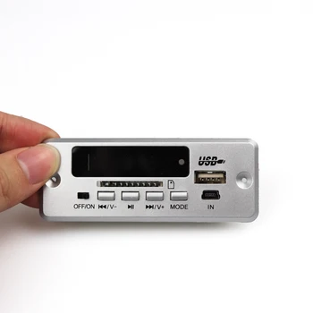 Bluetooth 5,0 MP3 Декодер Платка Модул за Декодиране на Wi Авто USB MP3 Плейър WMA WAV TF Слот За Карта с Памет/USB/FM Модул за Дистанционно Заплата