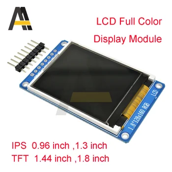 IPS TFT Дисплей 0.96/1.3/1.44/1.8 -инчов IPS 7P SPI HD 65K Пълноцветен LCD модул ST7735 Drive IC 80*160 (не OLED) За Arduino