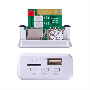 Kebidu 5 В 12 В Комплект за Кола MP3 Плейър, Декодер Платка Bluetooth 5,0 Приемник, FM Радио TF USB 3.5mm AUX Аудио С Дистанционно Управление