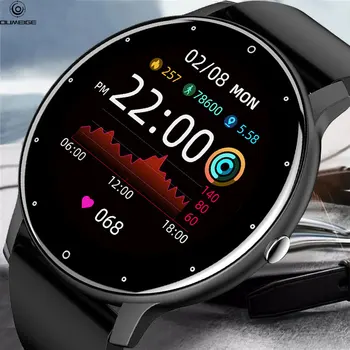 2022 Новите Смарт Часовници за Мъже С Пълен Сензорен Екран Спортни Фитнес Часовник е Водоустойчив IP67 Bluetooth За Android и ios Умни Часовници Дамски + Кутия