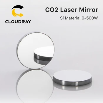 Cloudray 500 W Co2 Лазер Si Отразяващи Огледала Отразяваща Способност на Обектива 99,6% с Черно Покритие Отразяваща Леща за CO2 Лазерен Гравьор