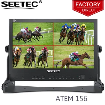 SEETEC ATEM156 15.6-Инчов Монитор Директор стрийминг на живо с 4 HDMI Входа Изхода ATEM Mini
