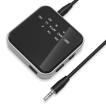 Bluetooth 5,2 Радиостанцията Приемник Режим TX RX Aptx LL AAC SBC Безжичен Аудио Адаптер За Автомобилна Стерео ТЕЛЕВИЗИЯ
