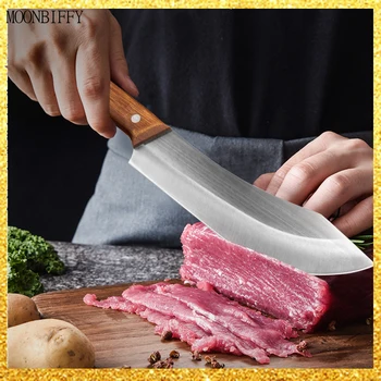 кухненски нож За Свинско месо, Универсален Мясницкий Нож за Обезкостяване, Почистване, Сегментация, Рязане на Месо, Кухненски Нож на Главния готвач, инструменти