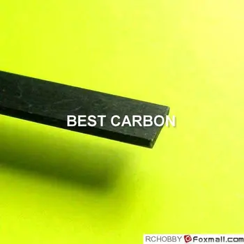 10 бр. ленти от въглеродни влакна размер на 1.0 mm x 5.0 mm x 1000 mm