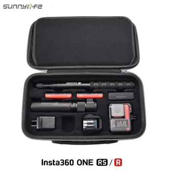 SUNNYLIFE Калъф за съхранение на Insta360 ONE RS / R Чанта за носене Insta-Box 360 Аксесоари