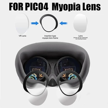 За Pico4 Късогледство Магнитни Лещи Очила Против Синя Светлина Очила Pico4 Защита от Разглобяване VR Рецепта Лещи