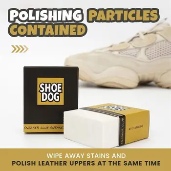 Гума за почистване на обувки Ефективна гума за почистване на обувки премахва мръсотията от повърхността на обувки Гумичка за грижа за кожата и тъканите