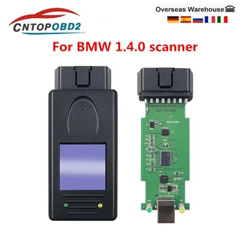 За BMW OBD2 Четец на код на V1.4.0 Скенер За BMW Автомобили Инструмент за Диагностика богат на функции за Отключване на Версия 1.4 Автоматичен Скенер За автомобили BMW
