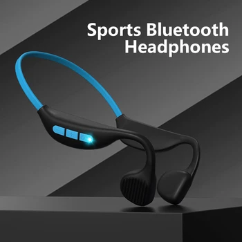 Fone Bluetooth Спортна безжична стерео слушалки Hi-FI с отворен ухото, Устойчив на пот, с микрофон -за колоездене, бягане, шофиране, фитнес зала.