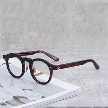 2022 Ацетатная Рамки За Очила, Очила за Мъже Кръгли Прозрачни очила Очила от Късогледство Дамски слънчеви Очила по Рецепта