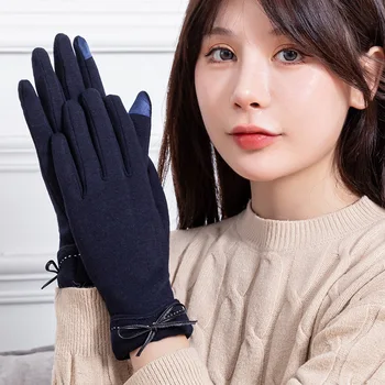 Зимни Ръкавици, Дамски Ръкавици със Сензорен Екран за Ръце Дамски Топли Дамски Минерални Ръчен Luva Ръчни Ръкавици За Шофиране на Кола, Guantes Luvas