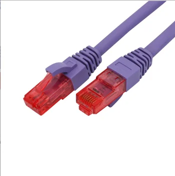 XTZ1739 шест гигабитови мрежови кабели 8-жилен основа cat6a networ Супер шест двойно екраниран мрежов кабел мрежов скок високоскоростен кабел
