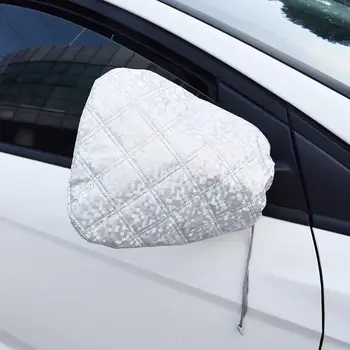 2 ЕЛЕМЕНТА Авто Странично Огледало за Обратно виждане Защитно покритие Зимна Защита От Замръзване Сняг, Лед Зимни Водоустойчив Огледален Капак на Аксесоари за Автомобили