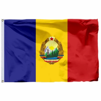 Румъния Комунистически 1965 Флаг 90X150 см 3x5 фута 120 г 100D Полиестер Високо Качество на Банер Ensign Безплатна Доставка