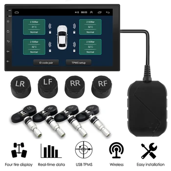 Автомобилна Система за Контрол на Налягането в Гумите USB ГУМИТЕ за Android Автомобилна Стерео уредба, USB 3.0 Система за Контрол на Налягането в Гумите