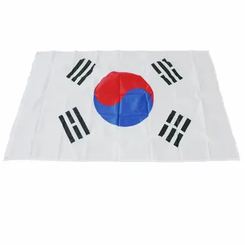 zwjflagshow безплатна доставка Голям Флаг на Южна Корея 90*150 см kor kr Флаг на Южна Корея корейски за декор